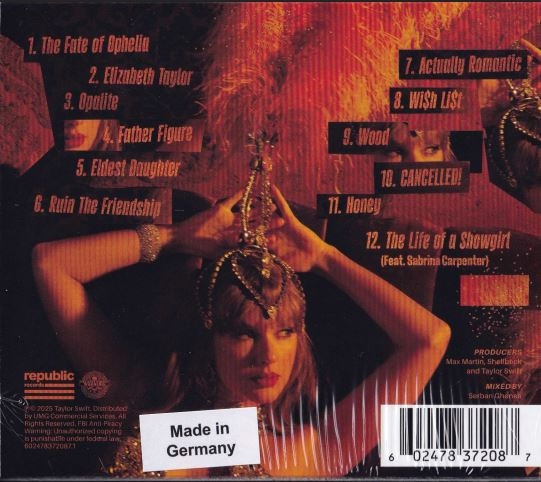 Taylor Swift: The Life Of A Showgirl (Perfume Deluxe Edition