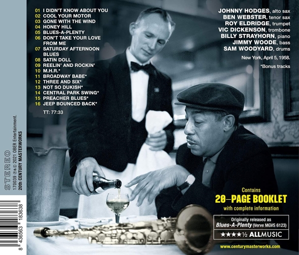 Johnny Hodges, Ben Webster: Blues A Plenty - CD Foto #2
