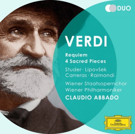 José Carreras, Claudio Abbado, Konzertvereinigung Wiener Staatsopernchor, Marjana Lipovšek, Ruggero Raimondi, Cheryl Studer, Wiener Philharmoniker: Verdi: Requiem, 4 Sacred Pieces - CD