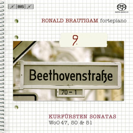 Ronald Brautigam: Beethoven: Complete Works for Solo Piano, Vol. 9 on forte-piano - SACD