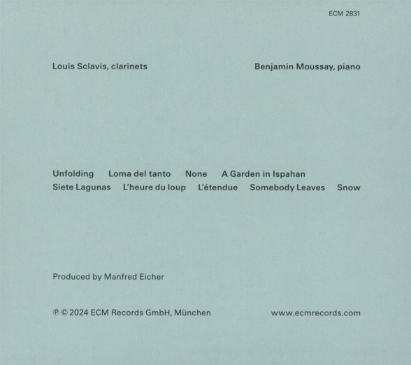 Louis Sclavis, Benjamin Moussay: Unfolding - CD Foto #2