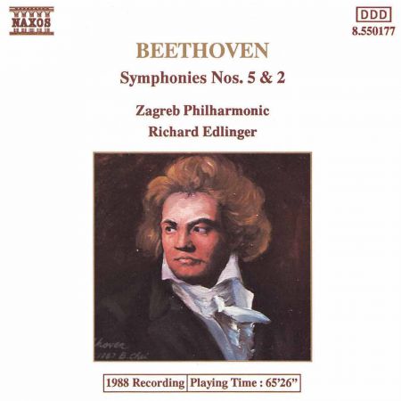 Zagreb Philharmonic Orchestra: Beethoven: Symphonies Nos. 5 and 2 - CD