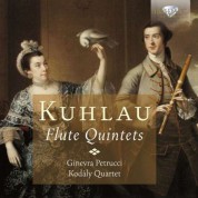 Ginevra Petrucci, Kodály Quartet: Kuhlau: Flute Quintets - CD