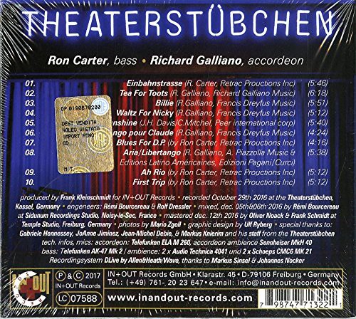 Ron Carter, Richard Galliano: An Evening With: Live At The Theatestubchen Kasse - CD Foto #2