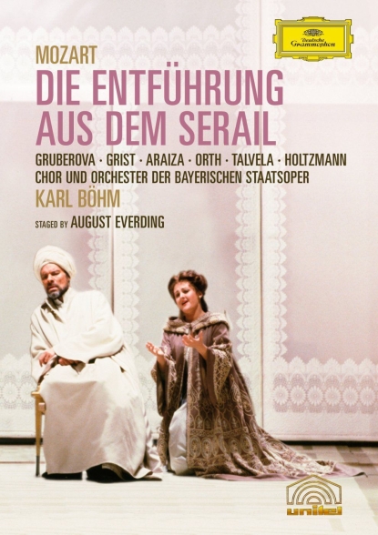 Francisco Araiza, Chor und Orchester der Bayerischen Staatsoper, Reri Grist, Edita Gruberova, Thomas Holtzmann, Karl Böhm, Norbert Orth, Martti Talvela: Mozart: Die Entführung Aus Dem Serail - DVD Foto #1