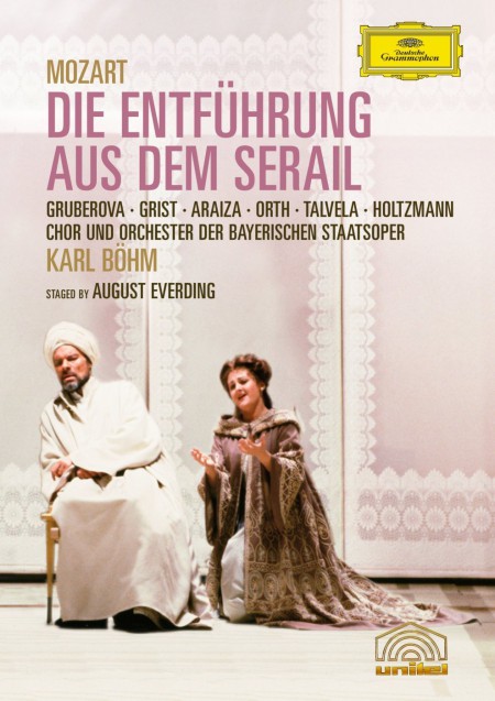 Francisco Araiza, Chor und Orchester der Bayerischen Staatsoper, Reri Grist, Edita Gruberova, Thomas Holtzmann, Karl Böhm, Norbert Orth, Martti Talvela: Mozart: Die Entführung Aus Dem Serail - DVD