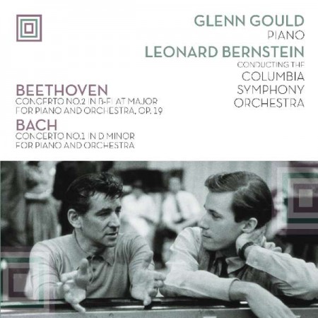Glenn Gould, Leonard Bernstein, Columbia Symphony Orchestra: Beethoven, Bach: Piano Concerto No. 2, Piano Concerto No. 1 - Plak