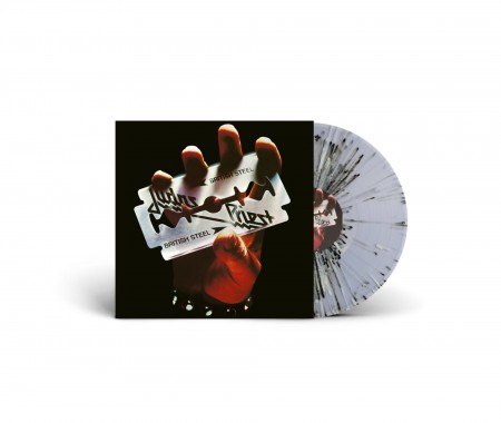 Judas Priest: British Steel (Transparent/Black/White Splatter Vinyl) - Plak