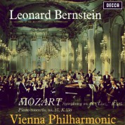 Wiener Philharmoniker, Leonard Bernstein: Mozart: Piano Concerto No. 15, Symphony No. 36 - Plak