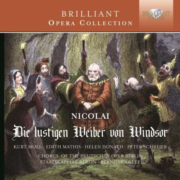 Kurt Moll, Edith Mathis, Helen Donath, Peter Schreier, Chor der Deutschen Staatsoper Berlin, Staatskapelle Berlin, Bernhard Klee: Nicolai: Die Lustigen Weiber von Windsor - CD Foto #1