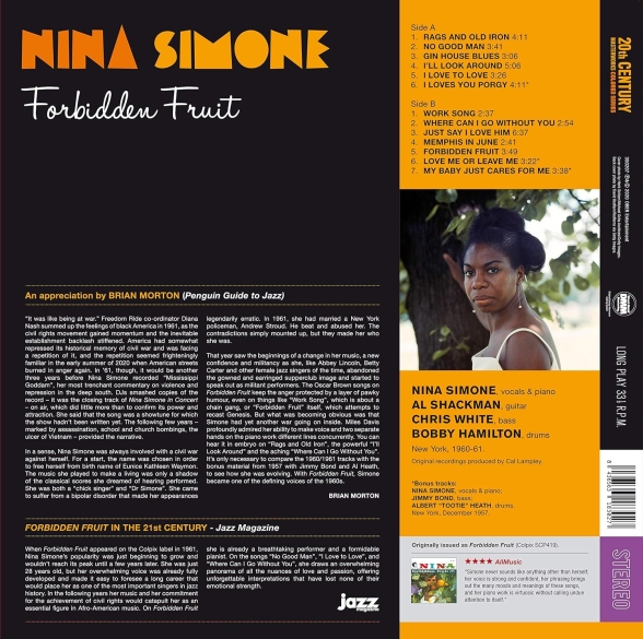 Nina Simone: Forbidden Fruit - Plak Foto #2