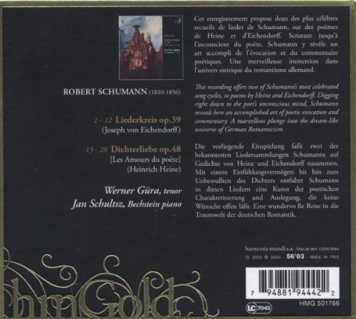 Werner Güra: Schumann: Dichterliebe Op.48, Liederkreis Op.39 - CD Foto #2