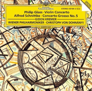 Christoph von Dohnányi, Gidon Kremer, Rainer Keuschnig, Wiener Philharmoniker: Glass: Violin Concerto + Schnittke - Plak