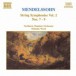 Mendelssohn: String Symphonies, Vol.  2 - CD