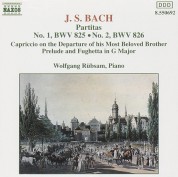 Wolfgang Rübsam: J.S. Bach: Partitas Nos. 1-2, BWV 825-826 - CD