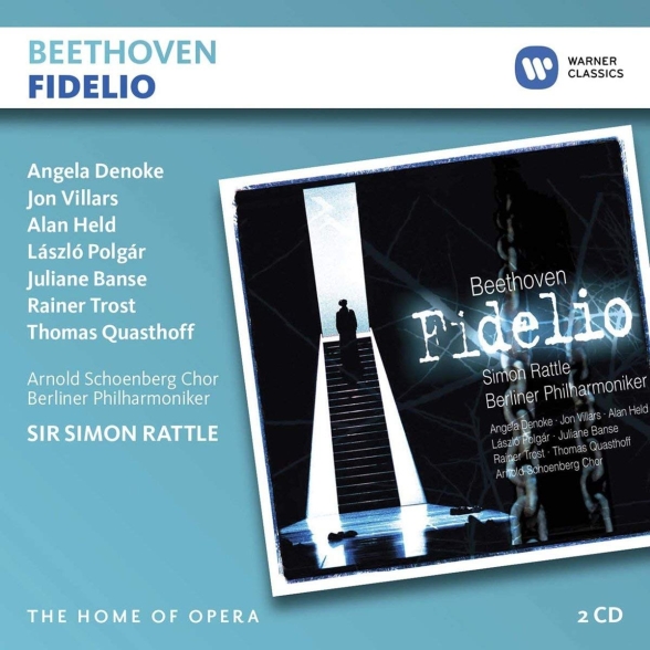 Sir Simon Rattle, Berliner Philharmoniker, Angela Denoke, Jon Villars: Beethoven: Fidelio - CD Foto #1