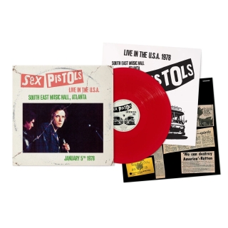 Sex Pistols: Live In The U.S.A. 1978: Atlanta 5th January, South East Music Hall (Limited Edition - Red Vinyl) - Plak