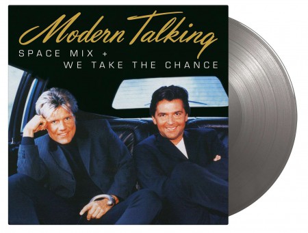 Modern Talking: Space Mix + We Take The Change (Limited Numbered Edition - Silver Vinyl) - Single Plak