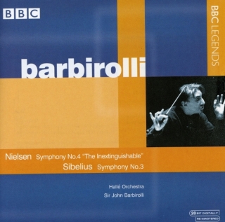 John Barbirolli, Halle Orchestra: Nielsen, Sibelius: Symphony No 4., Sumphony No 3 - CD