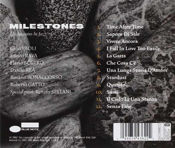 Gino Paoli, Enrico Rava, Flavio Boltro, Danilo Rea, Rosario Bonaccorso, Roberto Gatto, Renato Sellani: Milestone - Un Incontro in Jazz - CD Foto #2