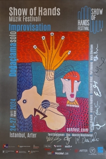 Tord Gustavsen, Sha, Marcin Wasilewski, Golfam Khayam, Anders Hagberg, Ercüment Orkut, Yuri Honing, Mats Eilertsen: SOHFEST 2024 - İmzalı Poster