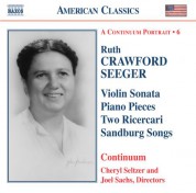 Seeger: Vocal, Chamber and Instrumental Works - CD