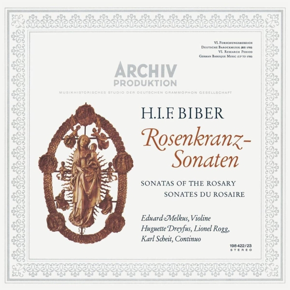 Hansjürg Lange, Gerald Sonneck, Alfred Planyavsky, Huguette Dreyfus, Karl Scheit, Lionel Rogg, Eduard Melkus - Biber: Rosenkranz Sonaten