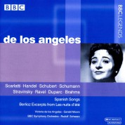 Victoria de los Angeles, Gerald Moore: Scarlatti, Handel, Schubert, Schumann, Stravinsky, Ravel, Duparc, Brahms, Berlioz & Spanish Songs - CD