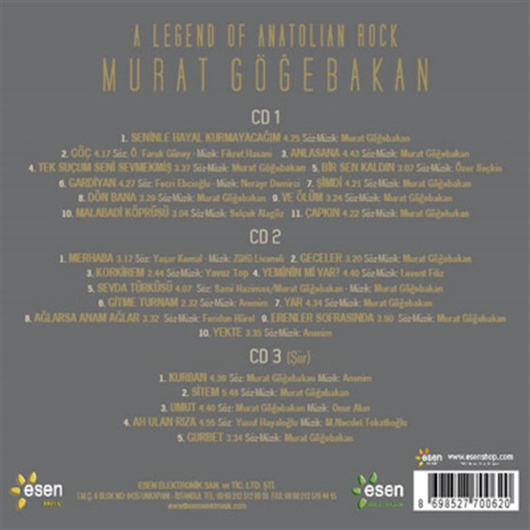 Murat Göğebakan: A Legend Of Anatolian Rock - CD Foto #2