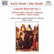 San Petronio Cappella Musicale Soloists: Lamenti Barocchi, Vol. 3 - CD