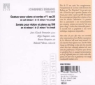 Bruno Pasqiuer, Régis Pasquier, Jean-Claude Pennetier: Brahms: Piano Quartet No.1 Op.25, Violin Sonata Op. 108 - CD Foto #2