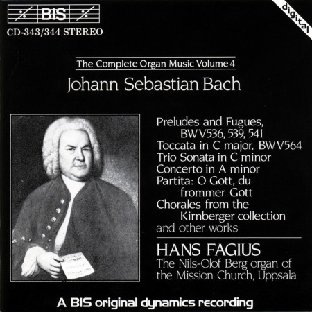 Hans Fagius: J.S. Bach: Complete Organ Music, Vol.4 - CD