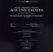 Händel: Acis und Galatea - Plak