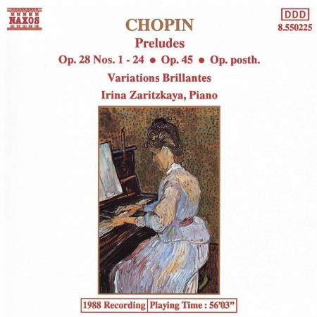 Irina Zaritzkaya: Chopin, F.: Complete Preludes / Variations Brillantes - CD