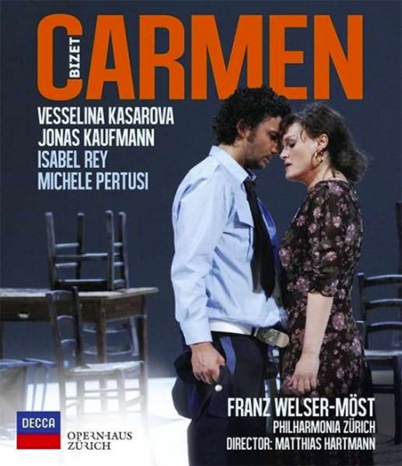 Vesselina Kasarova, Jonas Kaufmann, Isabel Rey, Michele Pertusi, Philharmonia Zürich, Franz Welser-Möst: Bizet: Carmen - BluRay