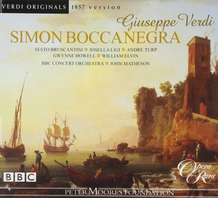 Sesto Bruscantini, William Elvin, Gwynne Howell, Paul Hudson, Josella Ligi, Andre Turp, BBC Concert Orchestra, John Matheson: Verdi: Simon Boccanegra (Original 1857 version) - CD