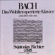 Sviatoslav Richter: J.S. Bach: Das Wohltemperierte Klavier Vol. 2 - CD