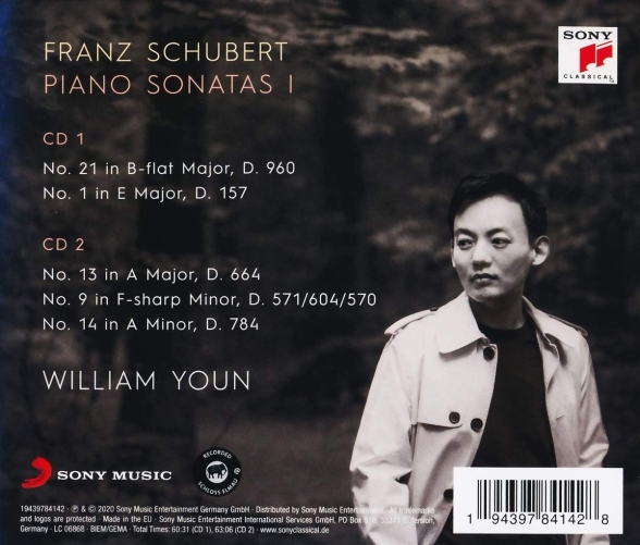 William Youn: Schubert: Piano Sonatas I - CD Foto #2