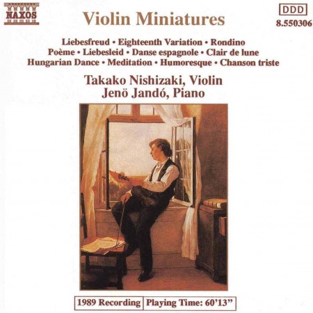 Takako Nishizaki, Jenö Jandó: Violin Miniatures - CD