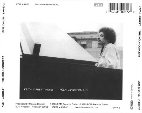 Keith Jarrett: The Köln Concert - CD Foto #2