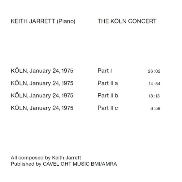 Keith Jarrett: The Köln Concert - CD Foto #3