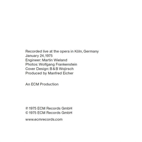 Keith Jarrett: The Köln Concert - CD Foto #4