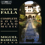 Miguel Baselga: de Falla: Complete Solo Piano Music - CD