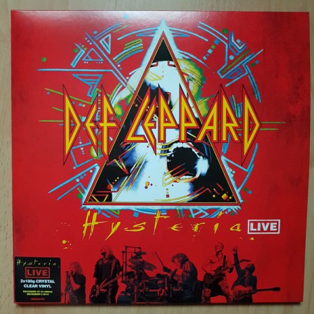 Def Leppard: Hysteria (Live At The O2 Arena) (Clear Vinyl) - Plak