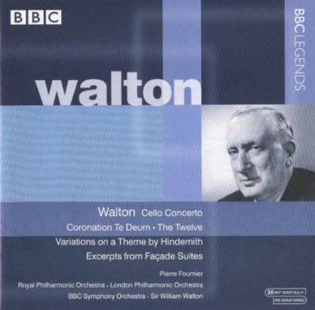 William Walton, Royal Philharmonic Orchestra, Pierre Fournier: Walton: Cello Concerto, Coronation Te Deum, The Twelve Variations On A Theme By Hindemith - CD