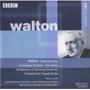 William Walton, Royal Philharmonic Orchestra, Pierre Fournier: Walton: Cello Concerto, Coronation Te Deum, The Twelve Variations On A Theme By Hindemith - CD
