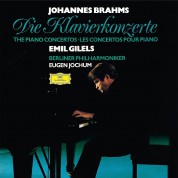 Emil Gilels, Berliner Philharmoniker, Eugen Jochum: Brahms: Piano Concertos Nos. 1 & 2 - Plak
