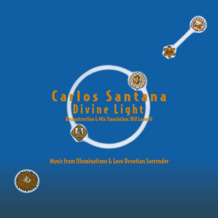Carlos Santana: Divine Light: Reconstruction & Mix Translation By Bill Laswell (Limited Numbered Edition -Yellow, Red & Black Marbled Vinyl - Plak
