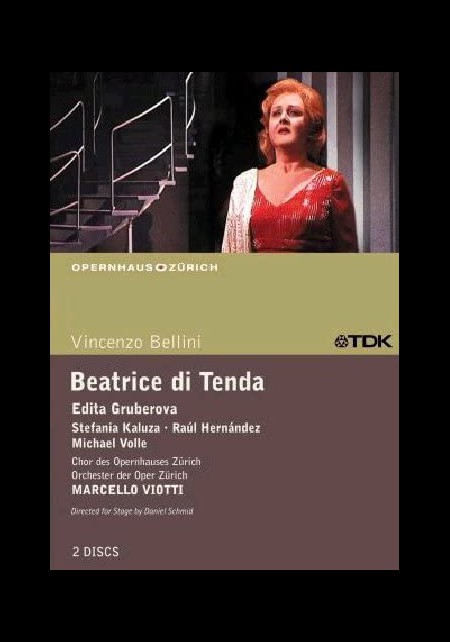 Edita Gruberova, Stefania Kaluza, Marcello Viotti, Daniel Schmid, Orchester der Oper Zürich: Bellini: Beatrice Di Tenda - DVD