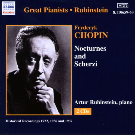 Artur Rubinstein: Chopin: Nocturnes and Scherzi (Rubinstein) (1936-1937) - CD